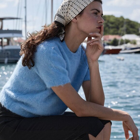 Doen Hearst Sweater - Seashore Blue - Medium - Picture 1 of 14